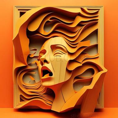 3D model pop art (STL)